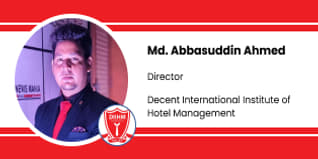 Decent International Institute of Hotel Management (DIIHM), Salt Lake City, Kolkata, Director : Md. Abbasuddin Ahmed Interview